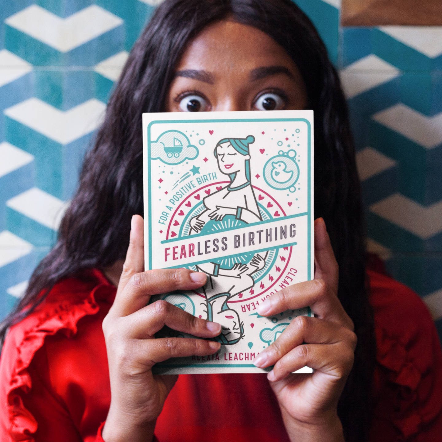 Woman reading Fearless Birthing