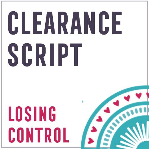Clearance Script &ndash; Losing Control